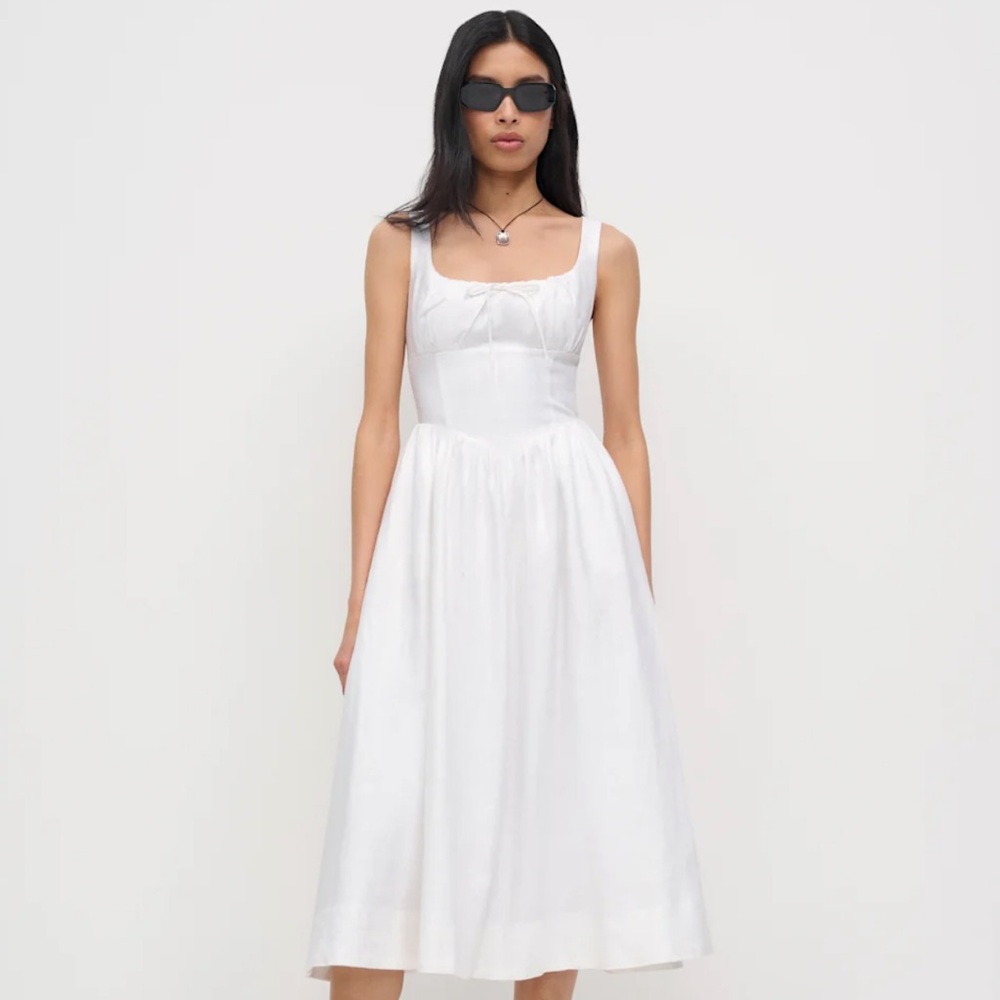 NWOT Reformation Petites Balia Linen Dress | size 4